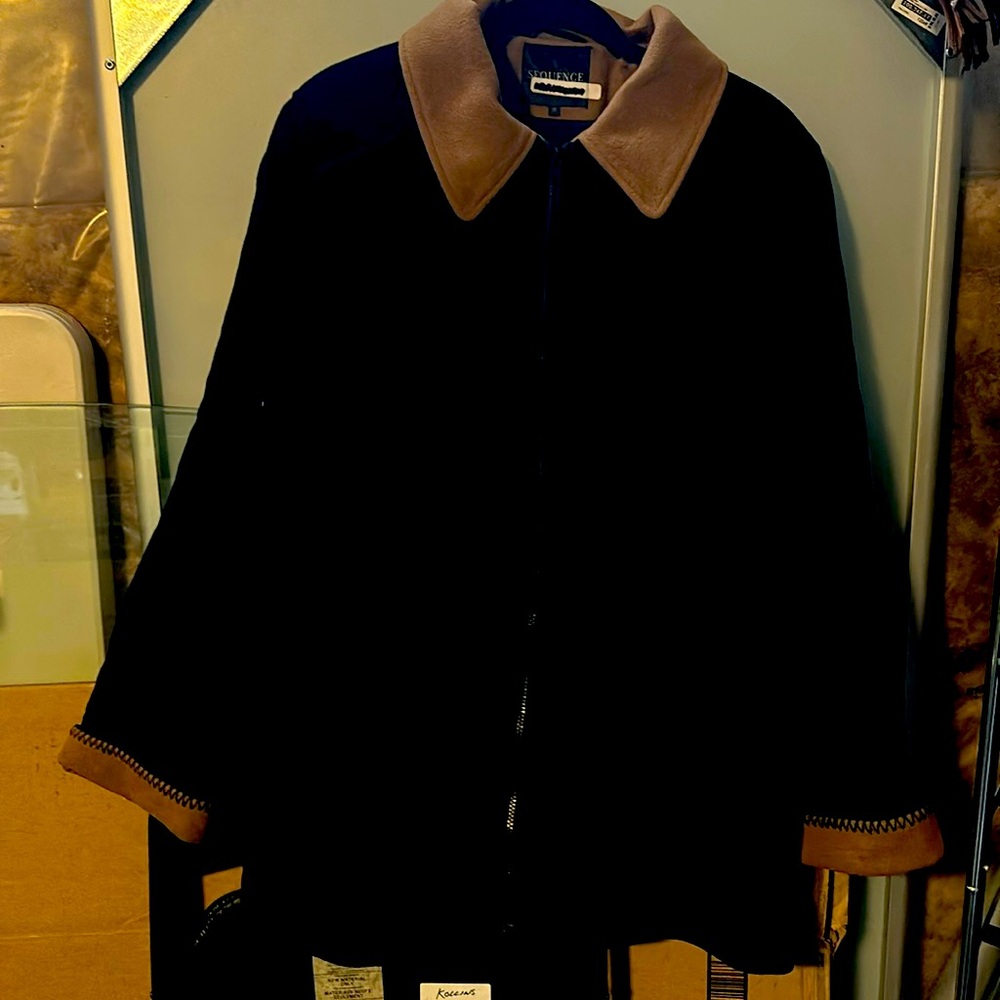 Winter pea style coat - plus size